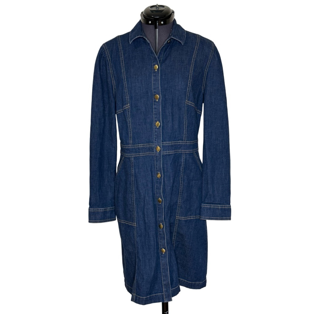 Untuckit Denim Annie Shirt Dress - Picture 2 of 9